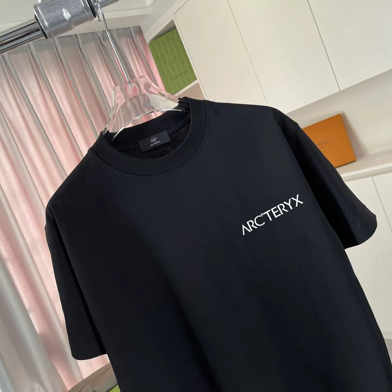 ARC'TERYX* 2025 New Arrival logo t g Same Style Size：S M L XL XXL ：Black White Purple Gray